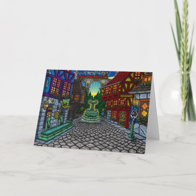 Dawn in Thorsville - Greeting Card (Front)
