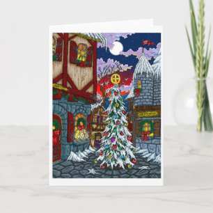 Dawn In Yuletown Holiday Card