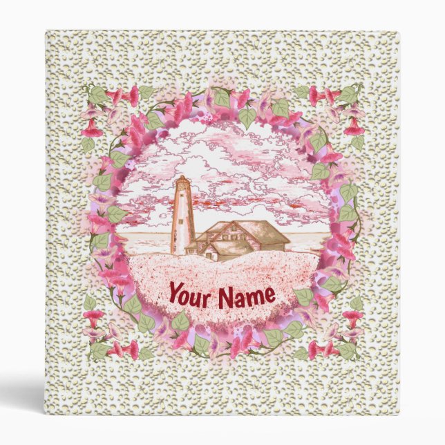 Dawn Lighthouse 3 Ring Binder (Front)