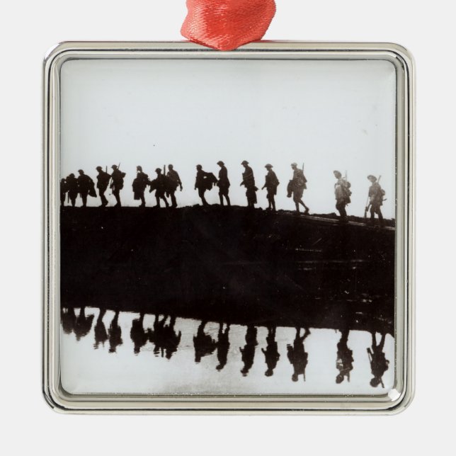 Dawn March Metal Ornament (Front)