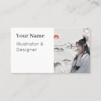 Dawn Meditation: The Scholar and the Crane Business Card