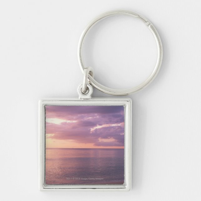 Dawn meets beach keychain (Front)