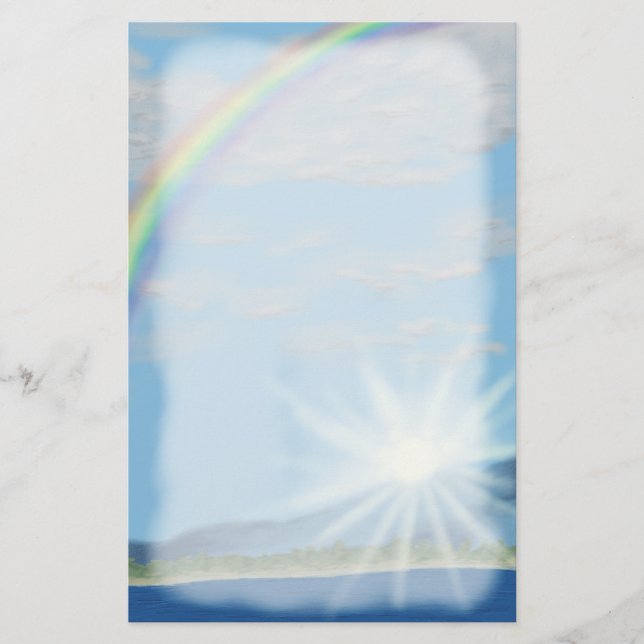 Dawn of a New Promise, Rainbow Stationery (Front)