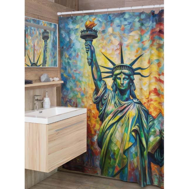 Dawn of Liberty, custom Shower Curtain (Creator Uploaded)