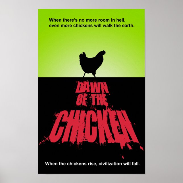 DAWN Of The CHICKEN Poster (Front)