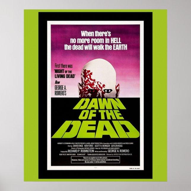 Dawn of the Dead Vintage Poster (Front)