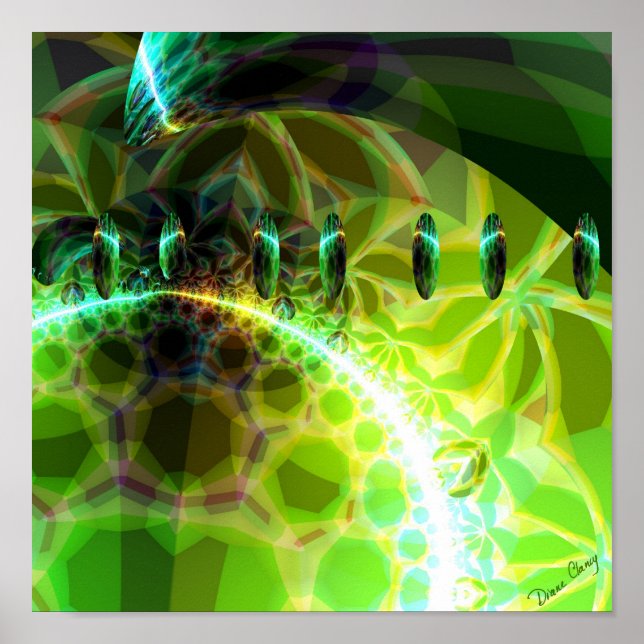 Dawn of Time – Lime & Gold Emerge Poster (Front)