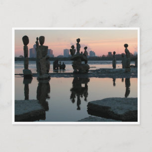 Dawn on the Ottawa River. Postcard