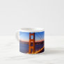 Dawn over San Francisco and Golden Gate Bridge. Espresso Cup
