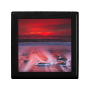 Dawn Over The Stormy Sea Jewelry Box