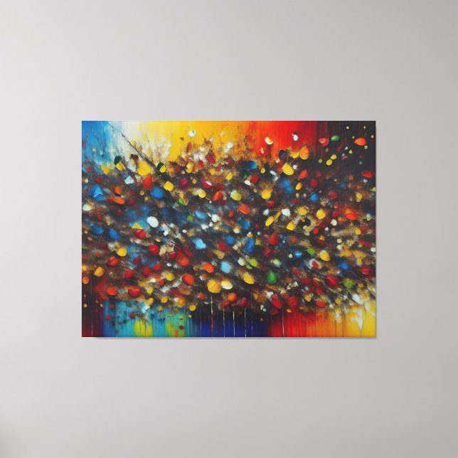 Dawn overture over New York colorful print (Front)