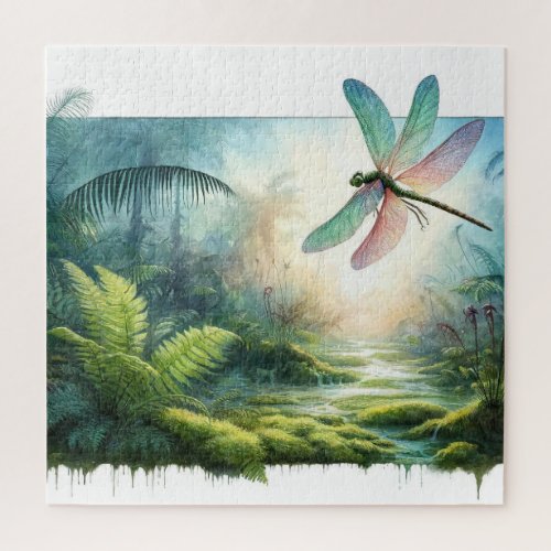 Dawn Patrol of the Carboniferous _ Watercolor Jigsaw Puzzle