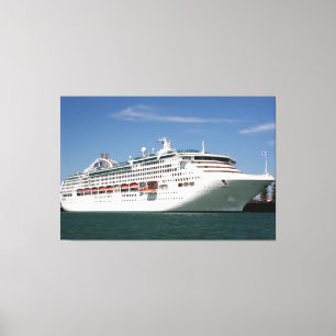 Dawn Princess Cruise Ship Canvas Print