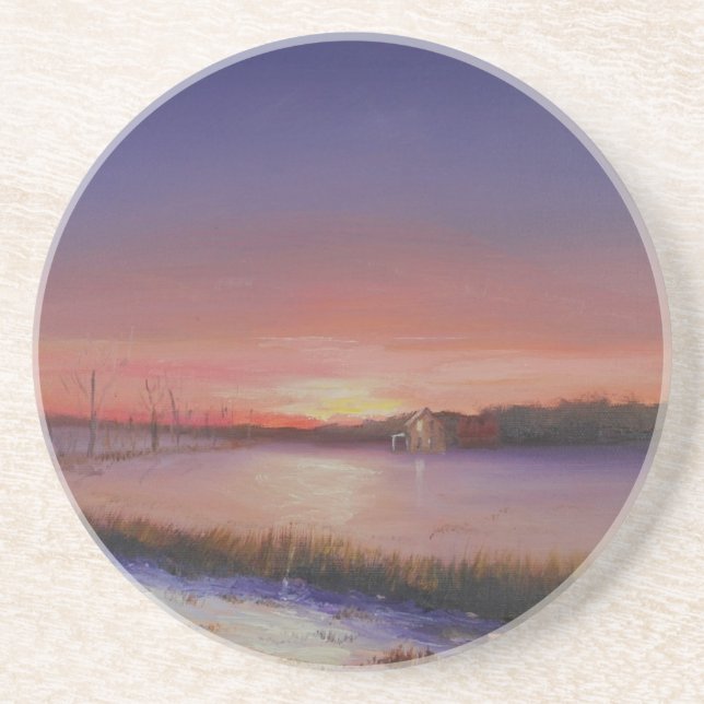 Dawn Sandstone Coaster (Front)