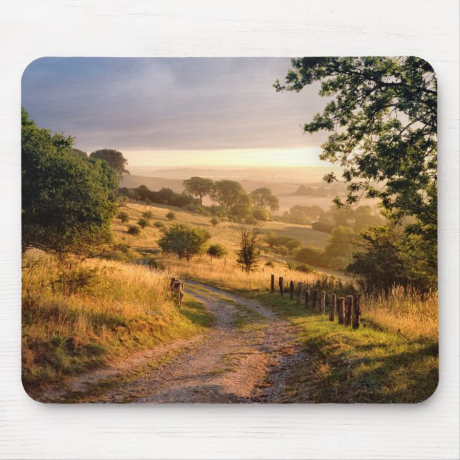 Dawn Sunshine | English Countryside Mouse Pad (Front)