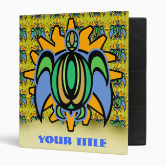 Dawn Turtle Customizable Art Binder