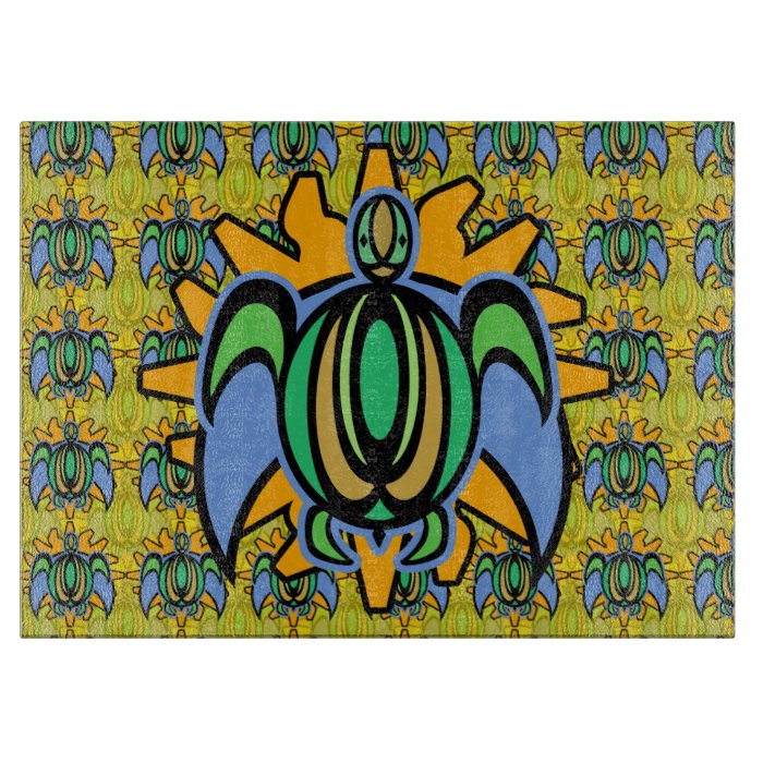 Dawn Turtle Glass Cutting Boards