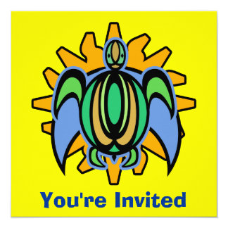 Dawn Turtle Invitations