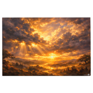 Dawnfire Overlook Metal Print