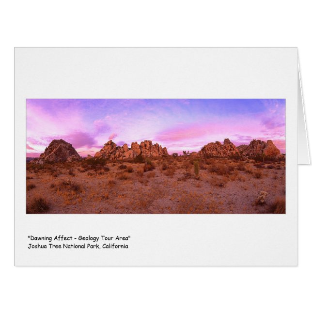 " Dawning Affect - Geology Tour Area " Cards (Front Horizontal)