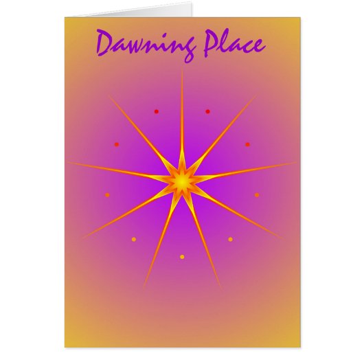 Dawning Place Cards (Front)