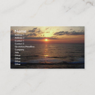Dawning/Seascape Business Card