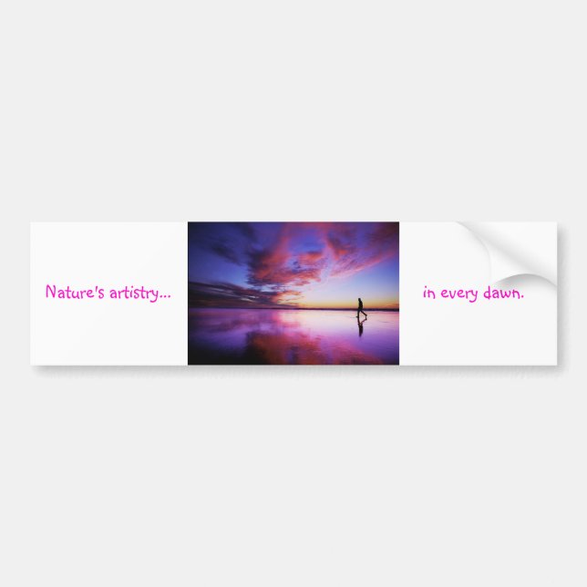 Dawn's artistry by tdgallery bumper sticker (Front)