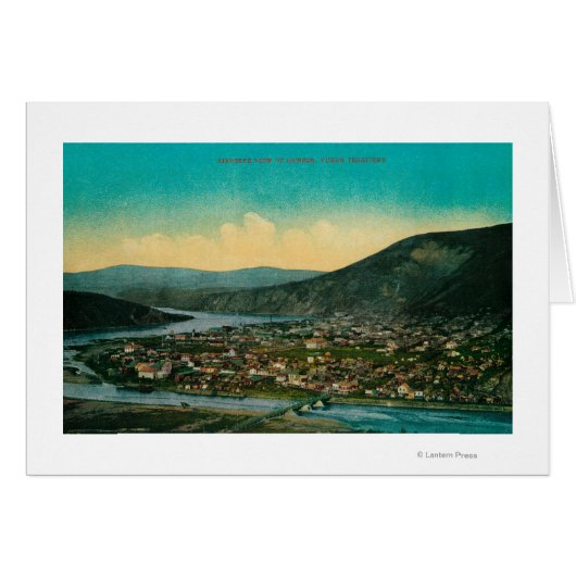 Dawson, Alaska Yukon Territory Town View Cards (Front Horizontal)