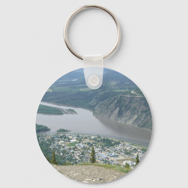 Dawson City, Yukon Keychain (Front)