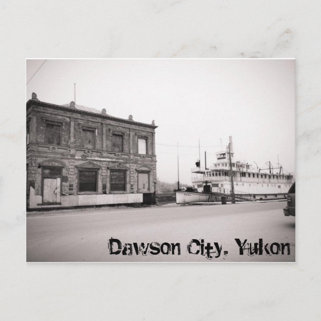 Dawson City, Yukon Postcard (Front)