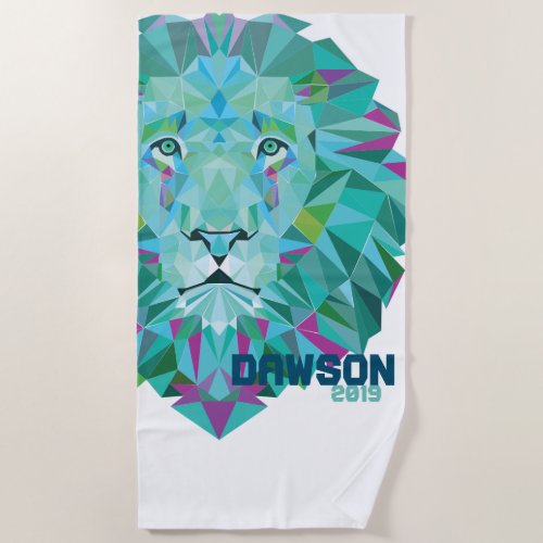 Dawson Geo Towel Turq 2019