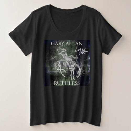 DAWSON NICHOLAS Gary Ruthless Allan Cover Album Plus Size T_Shirt