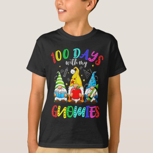 Day 100 Days Of School Gnome Costume Women Men Kid T_Shirt