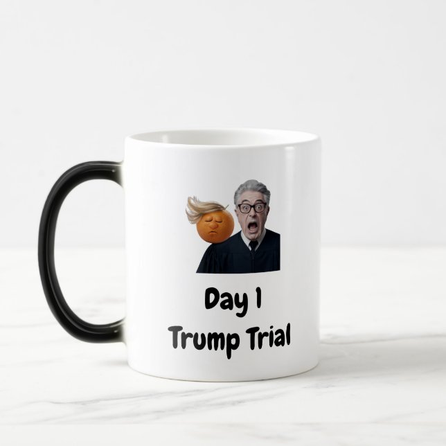 Day 1 Trump Trial Color Morph Mug (Left)