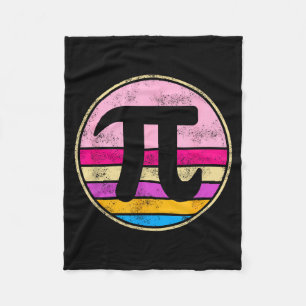 Day 2026 Math Lover Mathematics Retro Vintage Desi Fleece Blanket