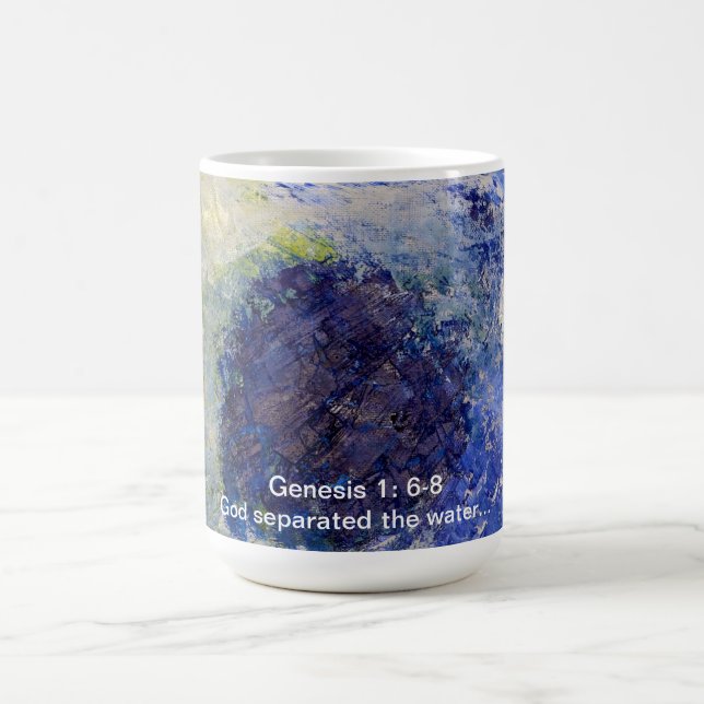 Day 2 of Creation Mug Genesis 1:6-8 (Center)