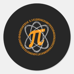 Day 3,14 Number Symbol Math Science Gift  Classic Round Sticker