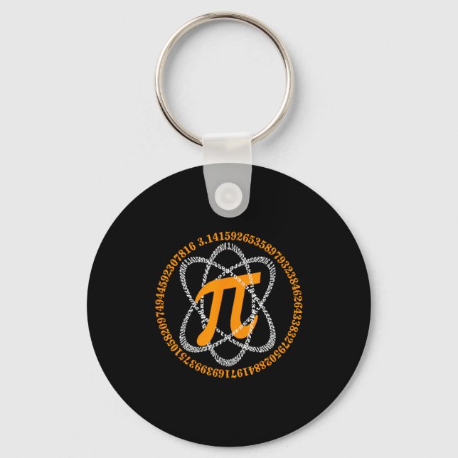 Day 3,14 Number Symbol Math Science Gift  Keychain (Front)