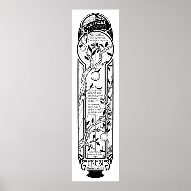 Day 3 of Creation Poster (Front)