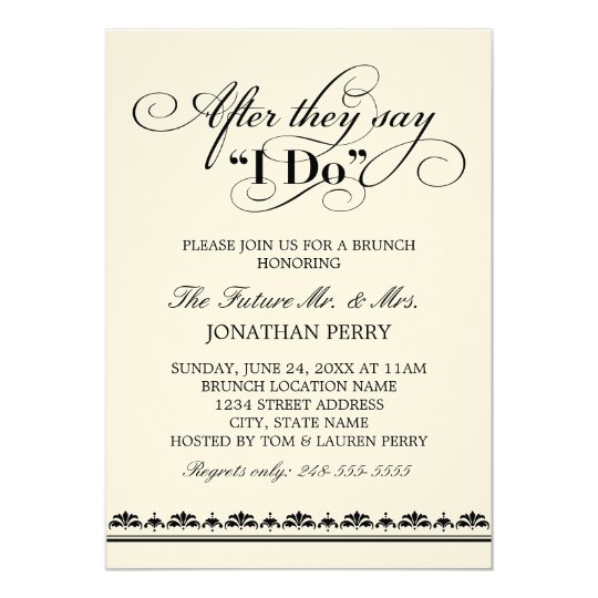 Day After Wedding Brunch Invitation Vows Zazzle Day After Wedding Brunch Invitation Vows