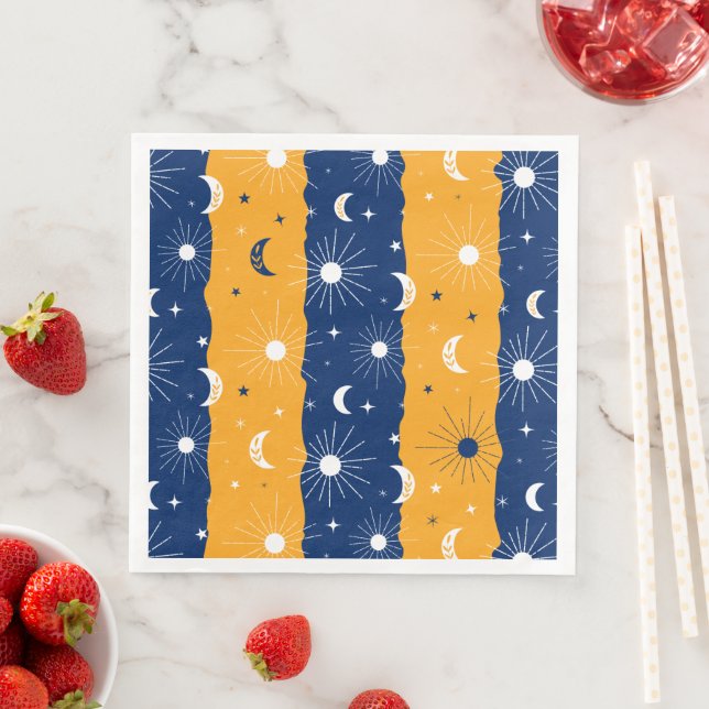 Day and Night 2 Paper Dinner Napkins (Insitu)