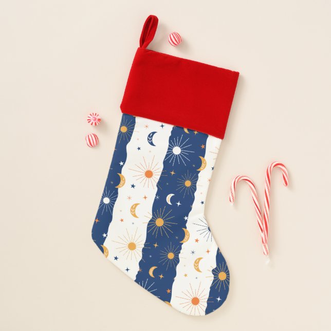 Day and Night Christmas Stocking (Front)