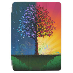 Day And Night Tree iPad Air Cover