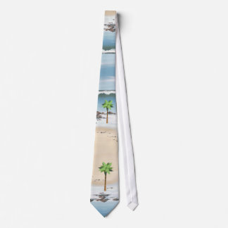 day at the beach-4 neck tie