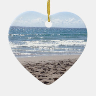 Day At The Beach Ceramic Ornament