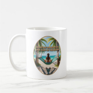 Day at the beach coffee mug