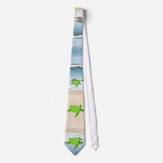 day at the beach neck tie