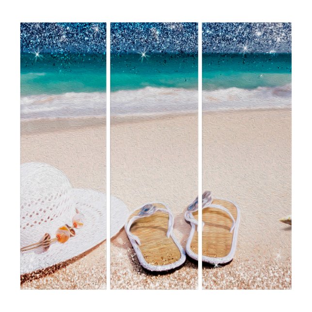 Day at the Beach Triptych (Front)