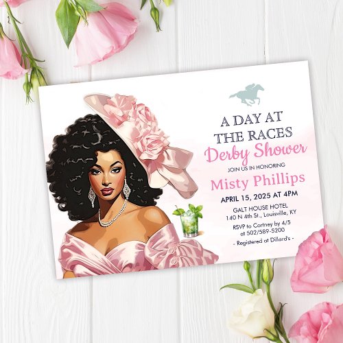 Day at the Races Bridal Shower Invitation