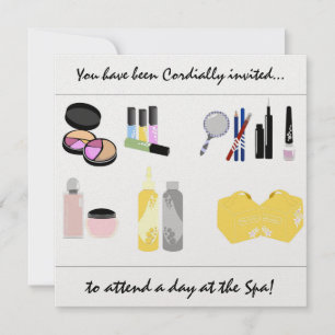 Day at the Spa Invitations